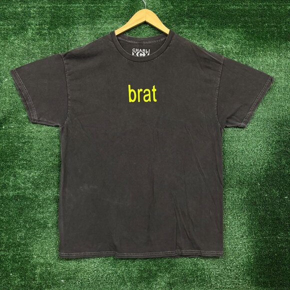 Charli XCX Brat Hyperpop Album Oversized T-Shirt Size Medium - Picture 1 of 4